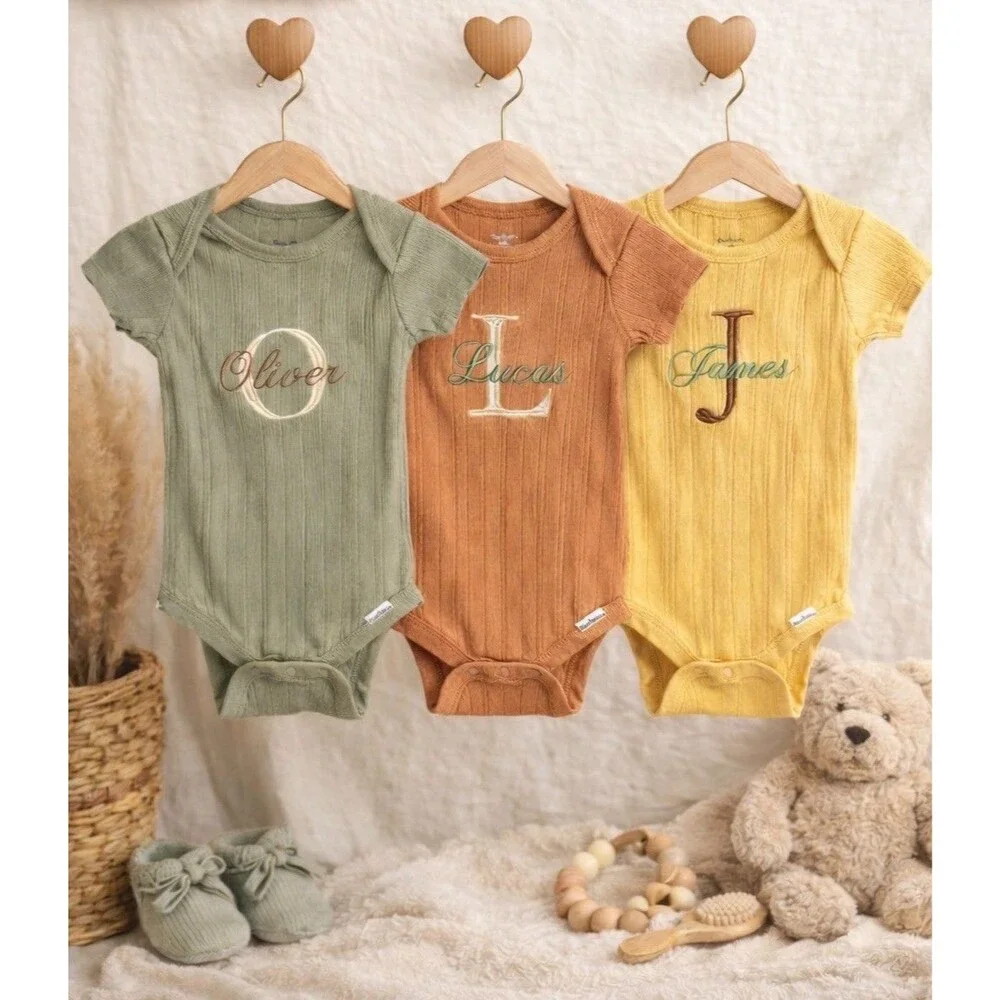 CUSTOM Personalized Baby Onesie Clothes 0 3 6 9 12 Months Newborn NEW Gift Girl